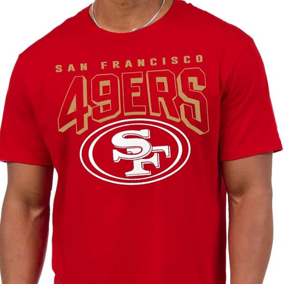 Junk Food Clothing Men's San Francisco 49ers Red Short Sleeve T-Shirt- Size S - Picture 10 of 10